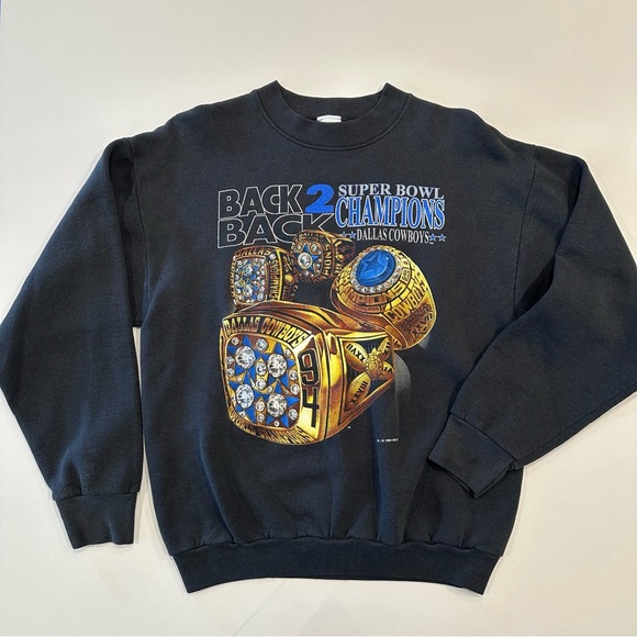 salem sportswear Other - Vintage 1994 Dallas Cowboys Super Bowl Salem Sportswear Sweatshirt Size Large